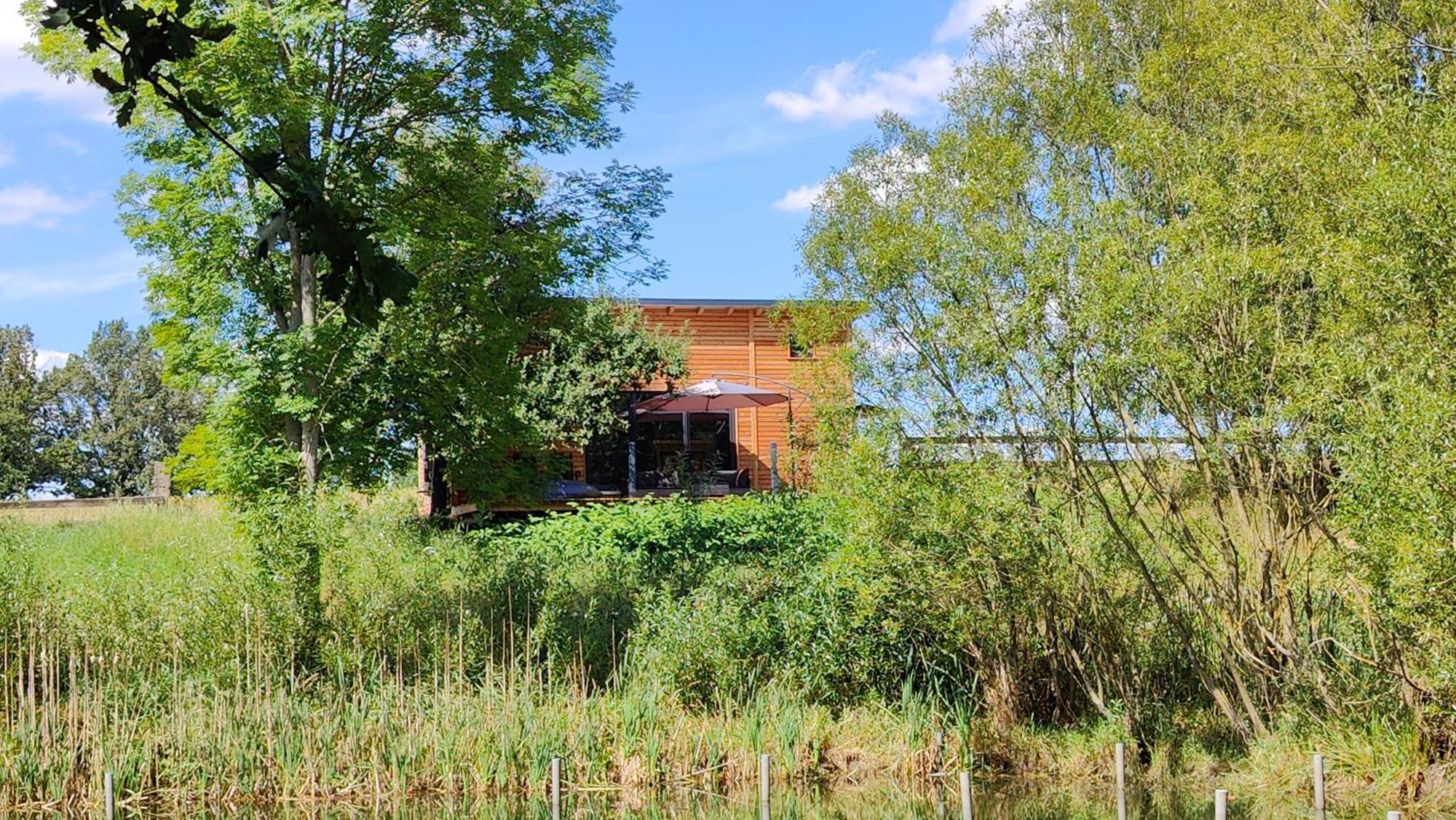 Villa Tinyhousebeidresden 3 Fuer 2 - 7 Personen, Naehe Saechsische Schweiz, Dresden, Mit Badeteich Großharthau Esterno foto