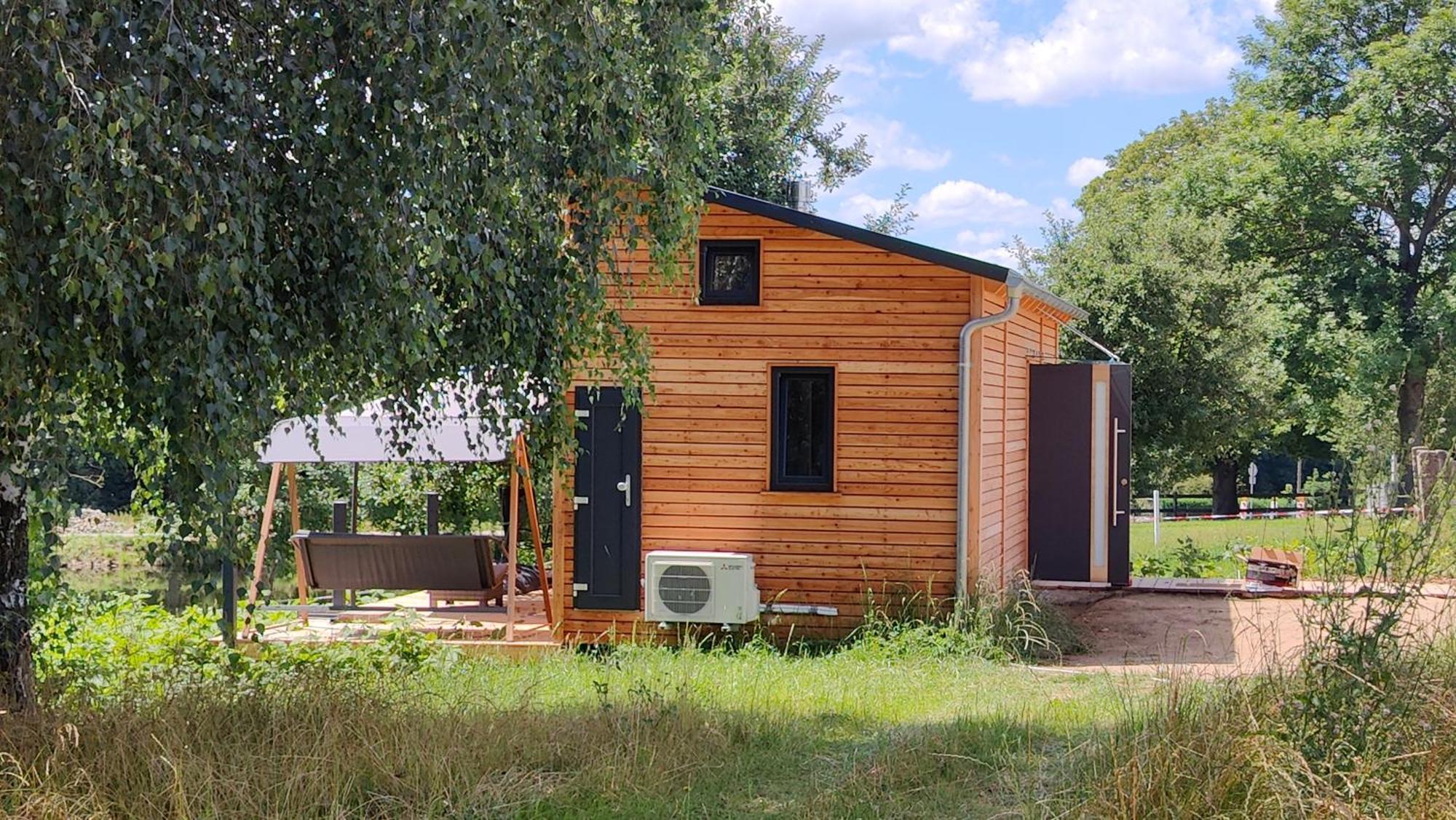 Villa Tinyhousebeidresden 3 Fuer 2 - 7 Personen, Naehe Saechsische Schweiz, Dresden, Mit Badeteich Großharthau Esterno foto