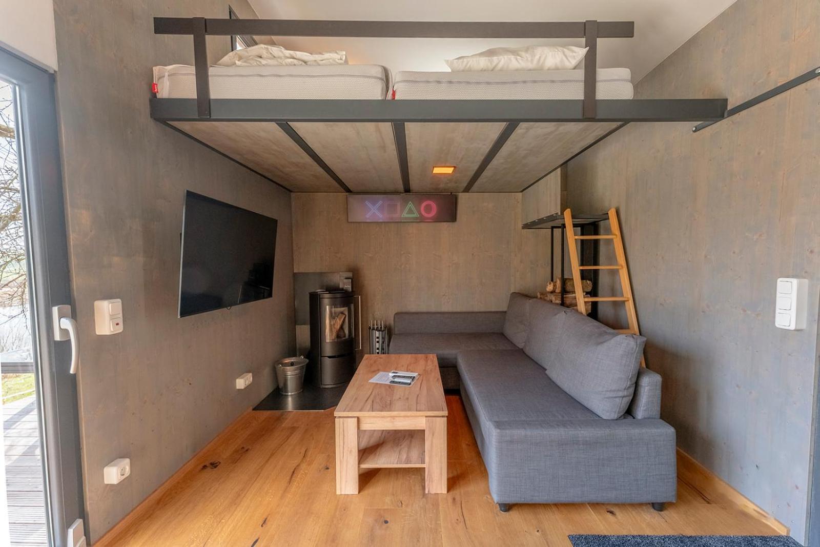 Villa Tinyhousebeidresden 3 Fuer 2 - 7 Personen, Naehe Saechsische Schweiz, Dresden, Mit Badeteich Großharthau Esterno foto